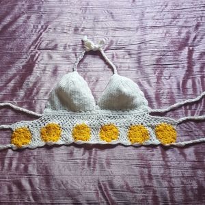 Handmade Crochet Adjustable Top NWOT